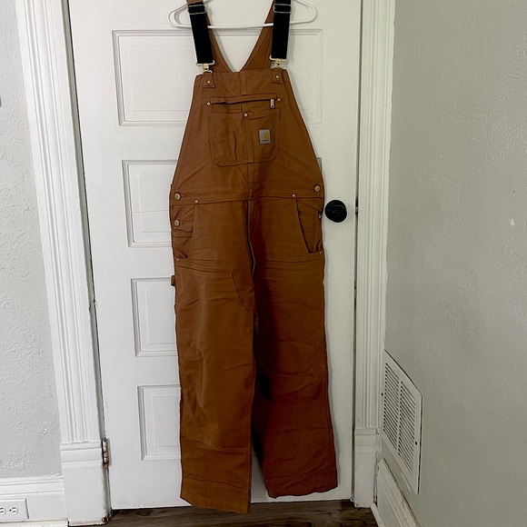 Carhartt Other - CARHARTT Duck Bibs - Carhartt Brown - Relaxed Fit - 38x30